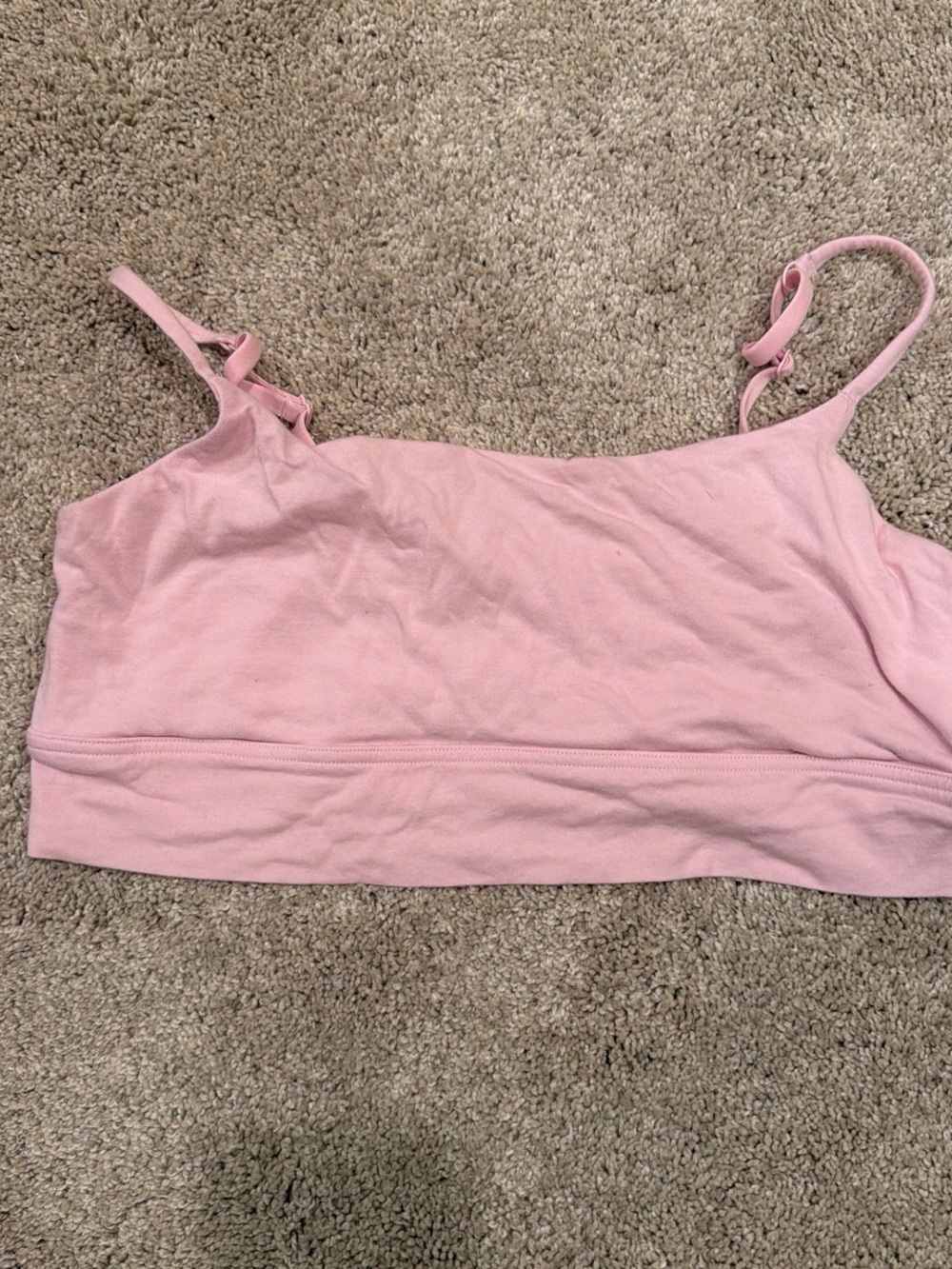 Old Navy Light Pink Stretch Cami Bralette